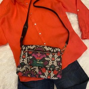 Franco Sarto floral purse EUC NWOT
